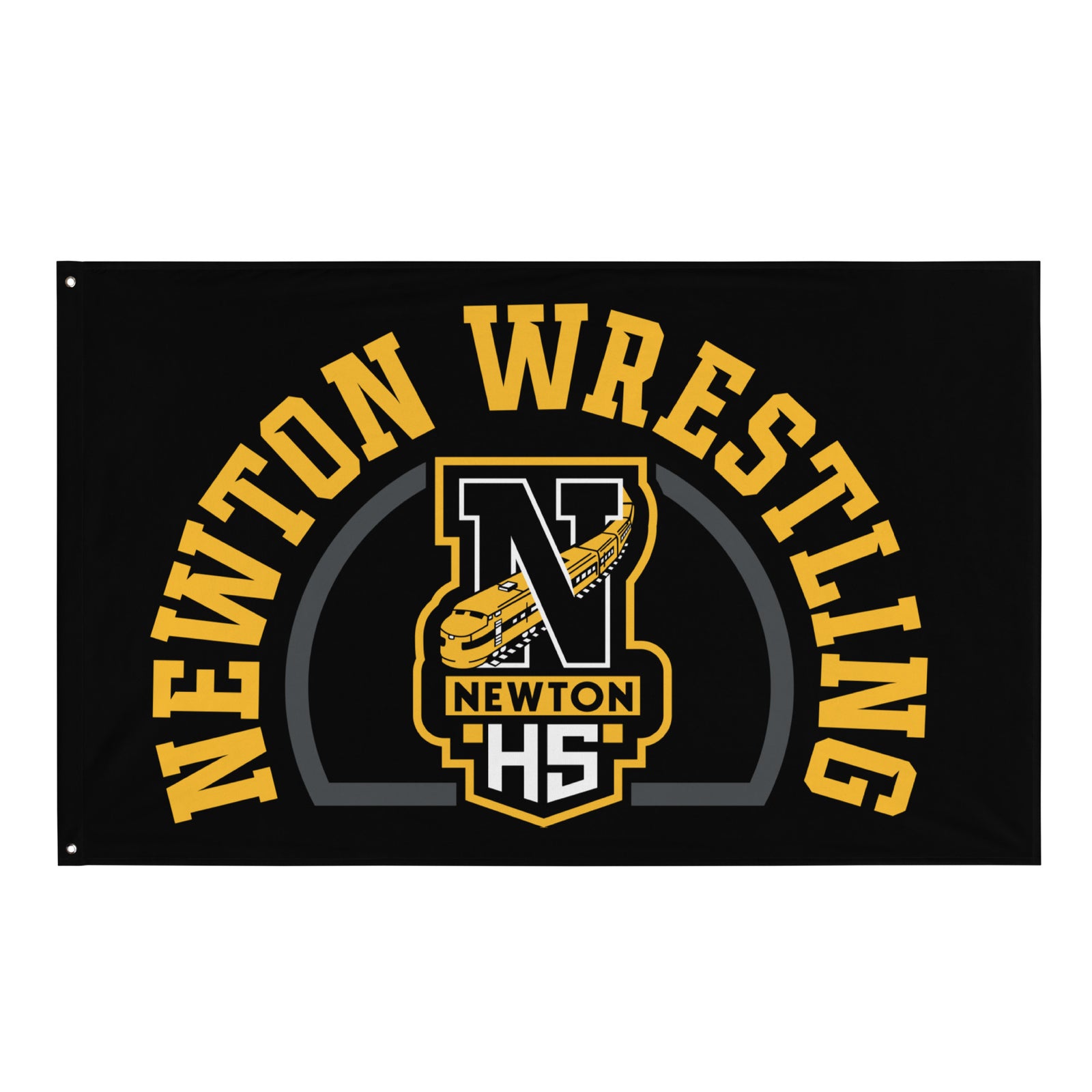 Newton High School Wrestling  All-Over Print Flag