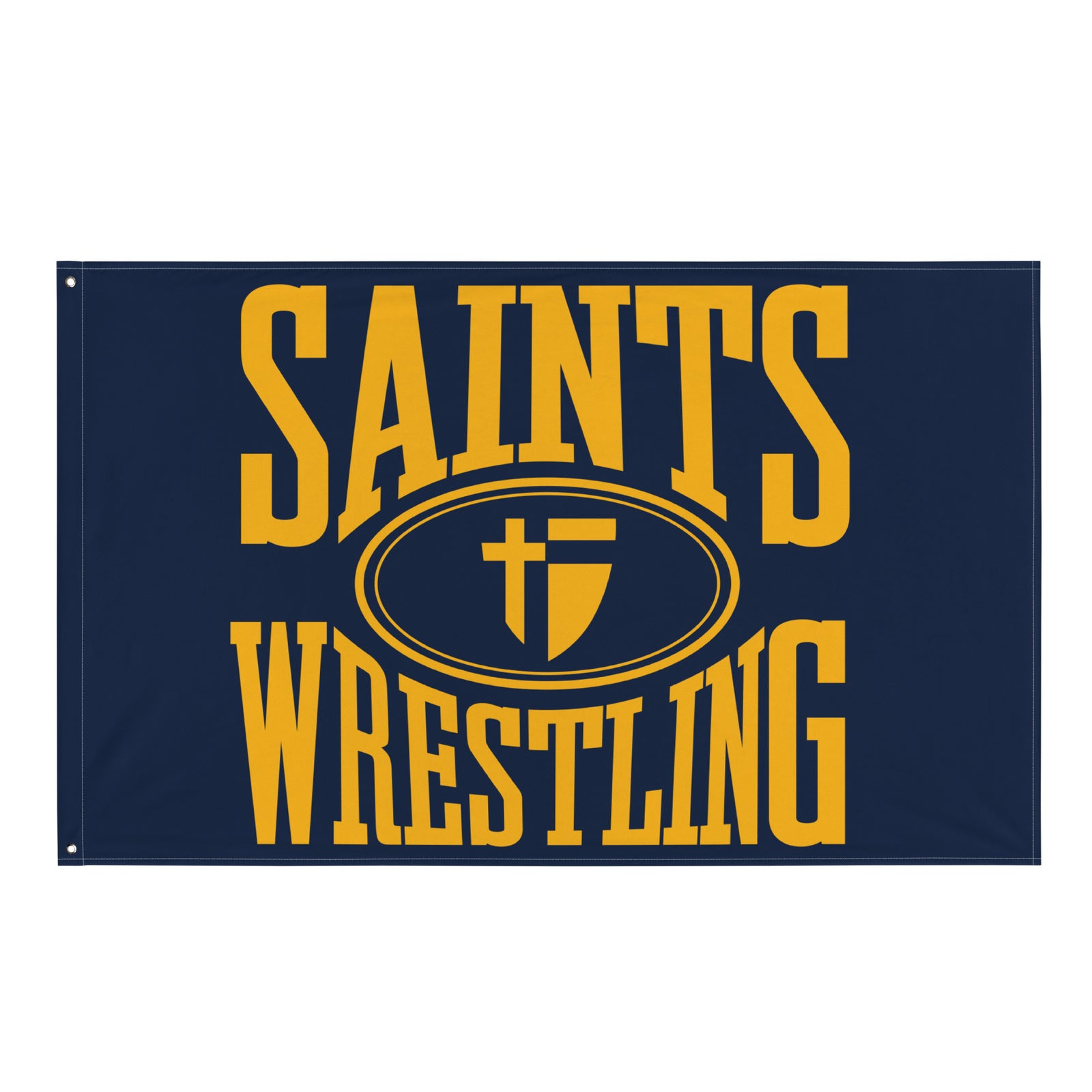 Saint Thomas Aquinas Wrestling All-Over Print Flag