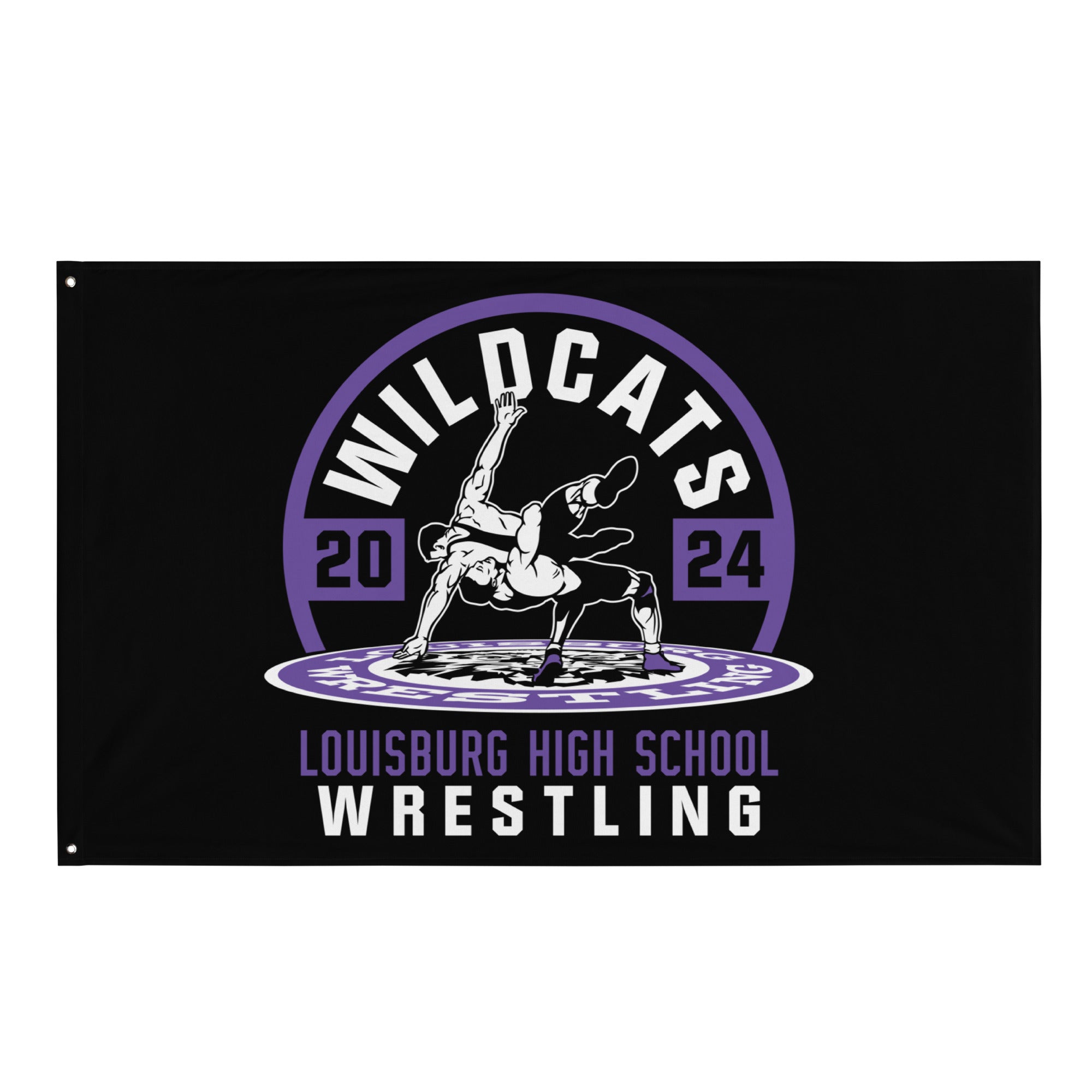 Louisburg High School Wrestling Flag