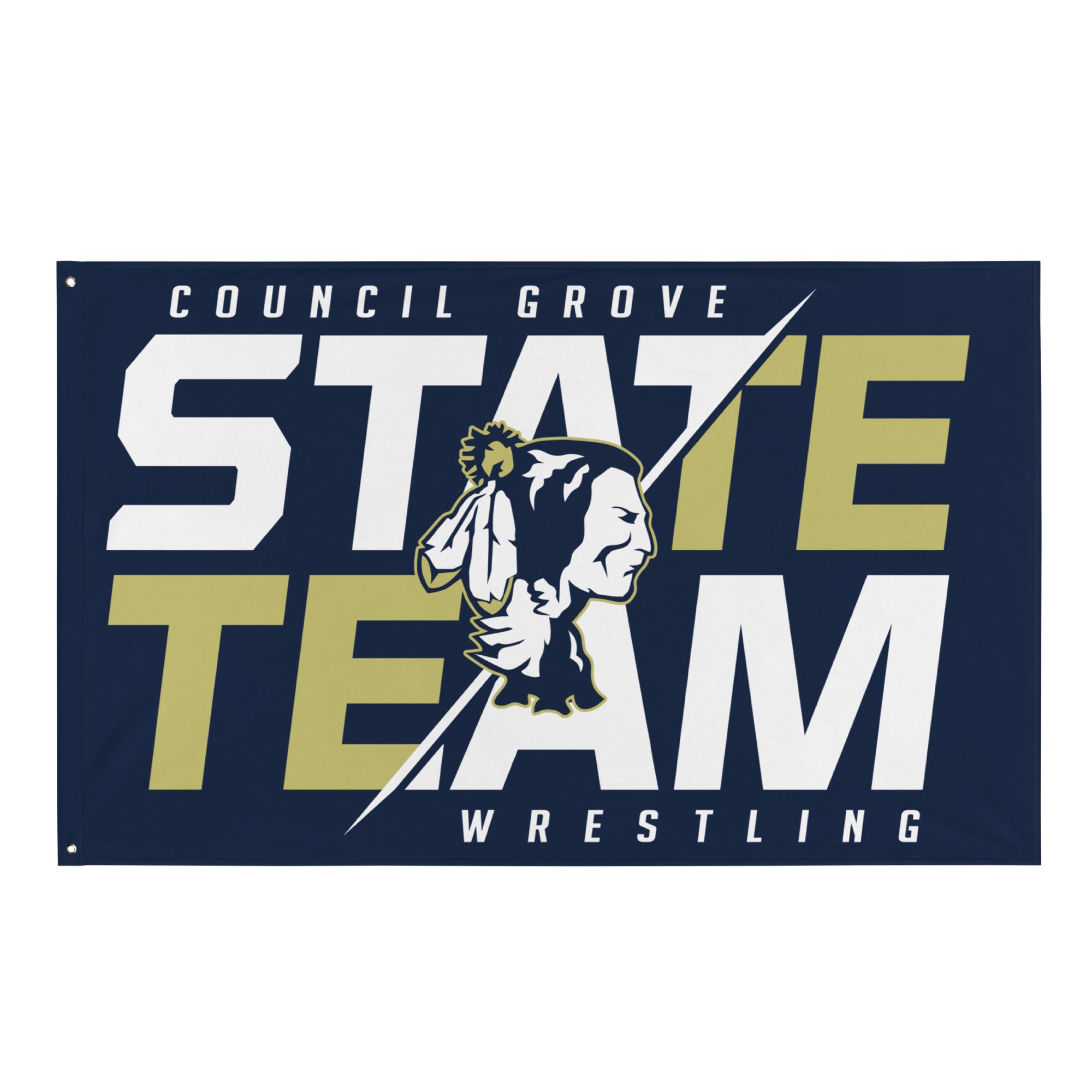 Council Grove Wrestling State Team 2023 Flag
