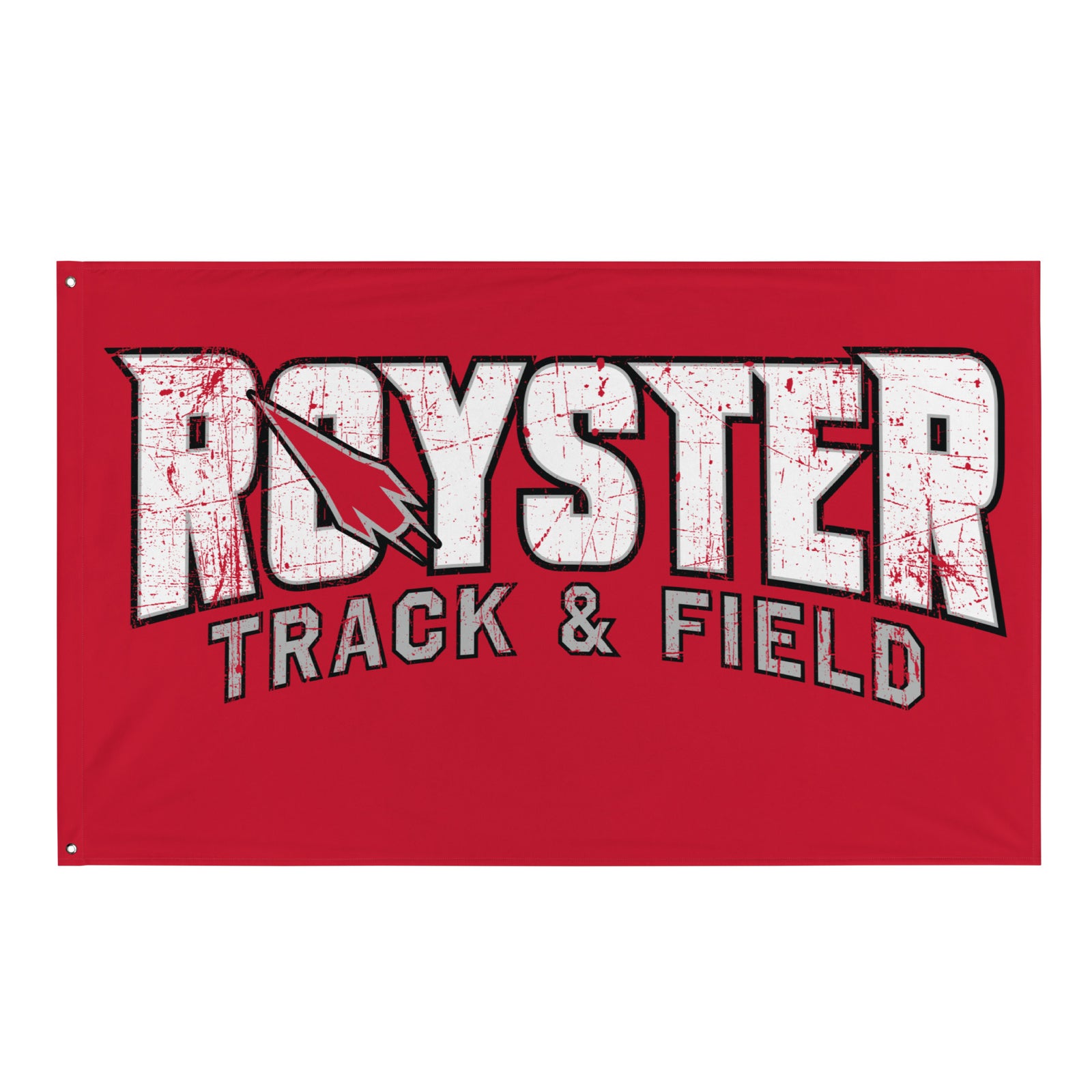 Royster Rockets Track & Field All-Over Print Flag