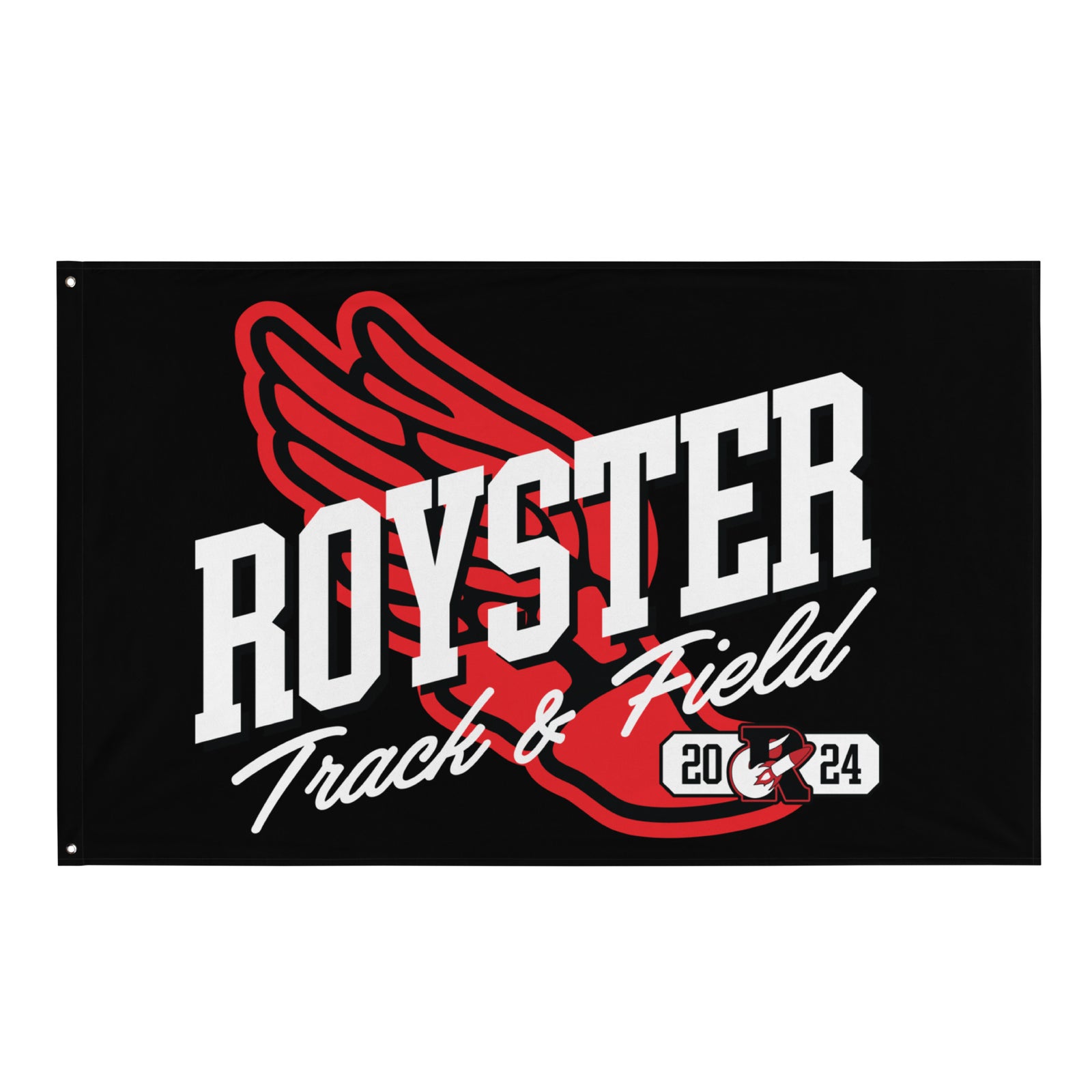 Royster Rockets Track & Field All-Over Print Flag