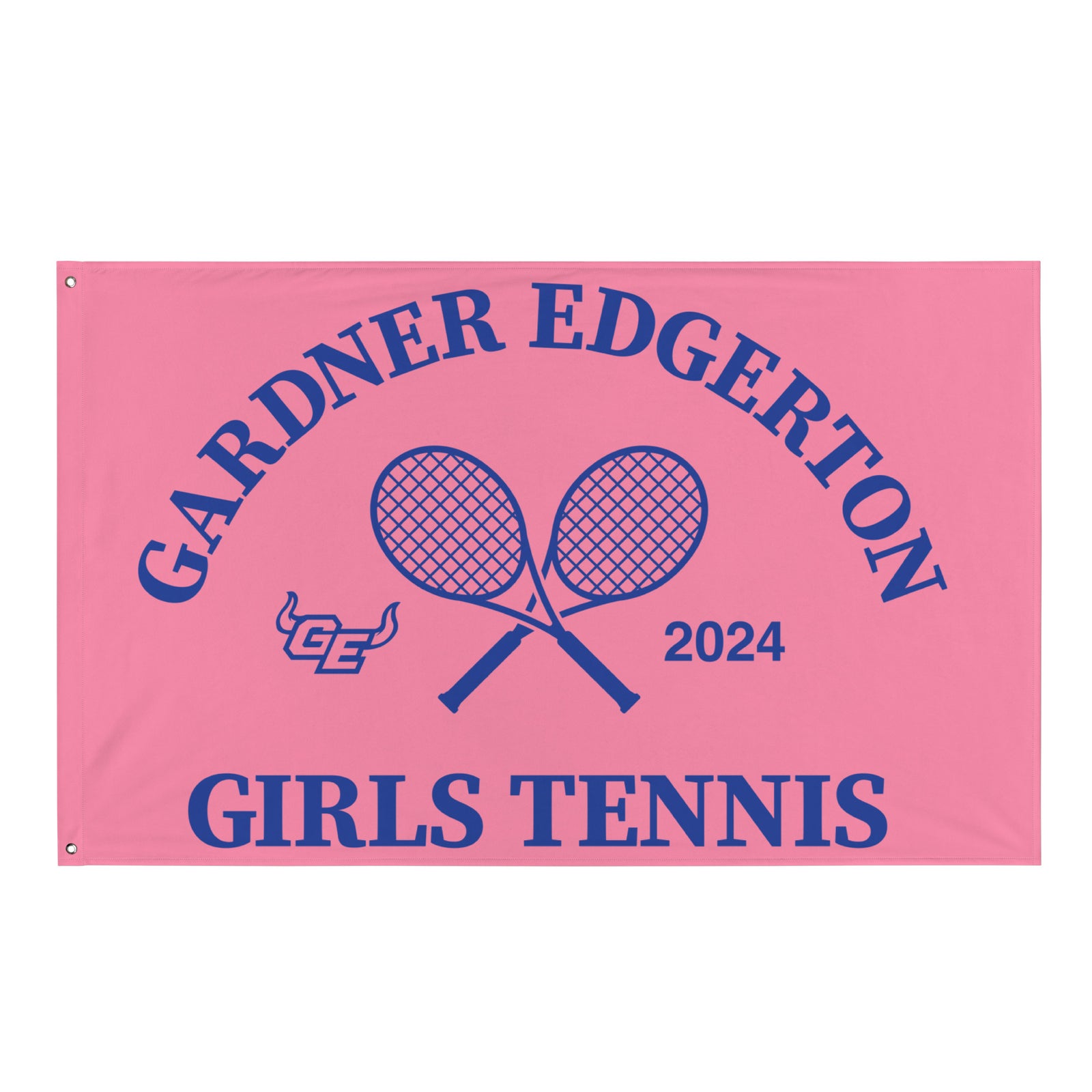 Gardner Edgerton Tennis All-Over Print Flag