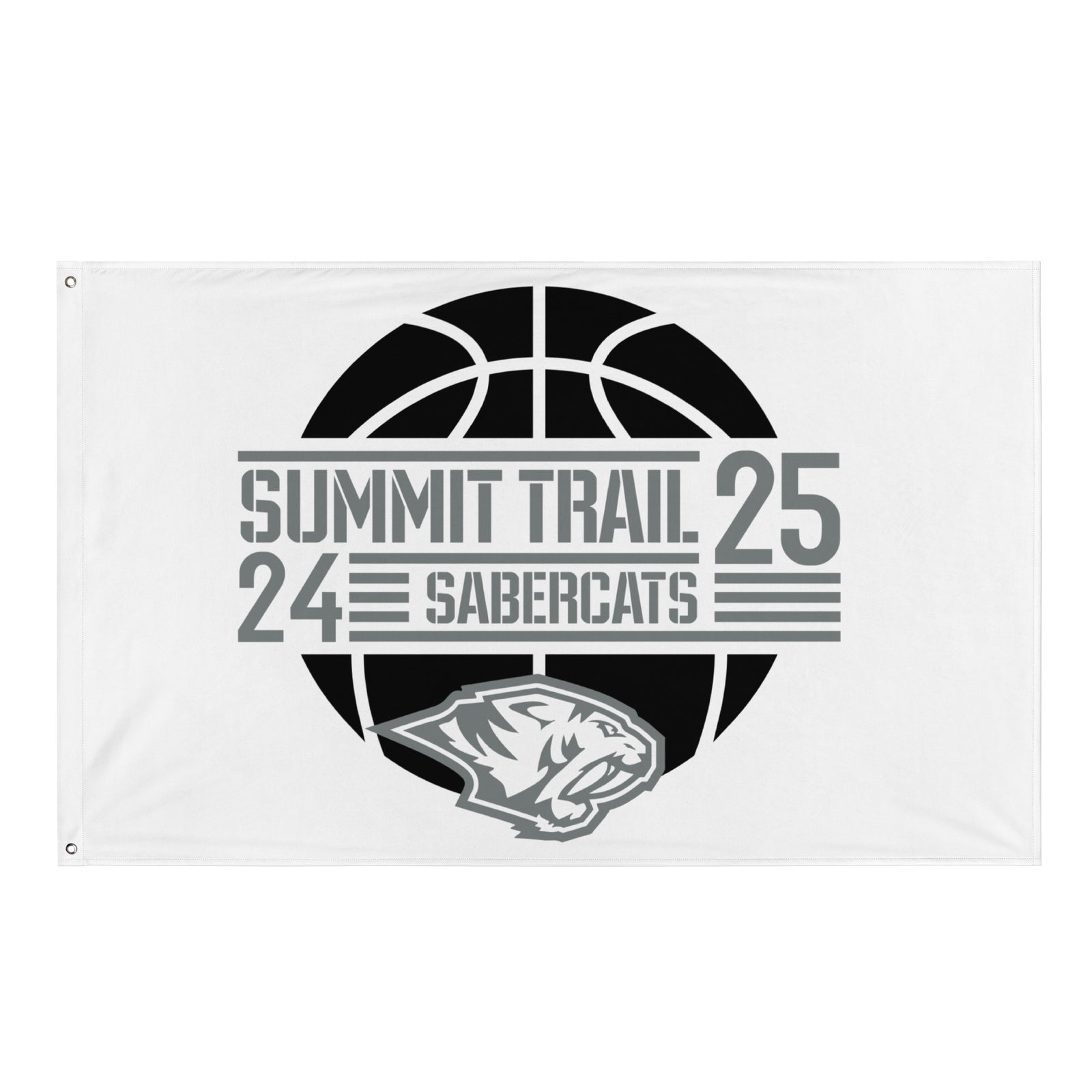 Summit Trail Middle School Basketball All-Over Print Flag