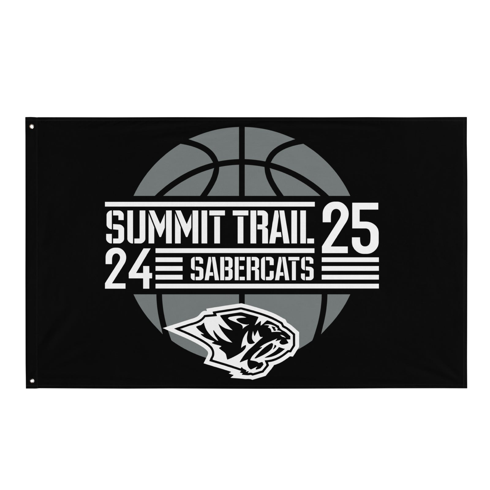 Summit Trail Middle School Basketball All-Over Print Flag