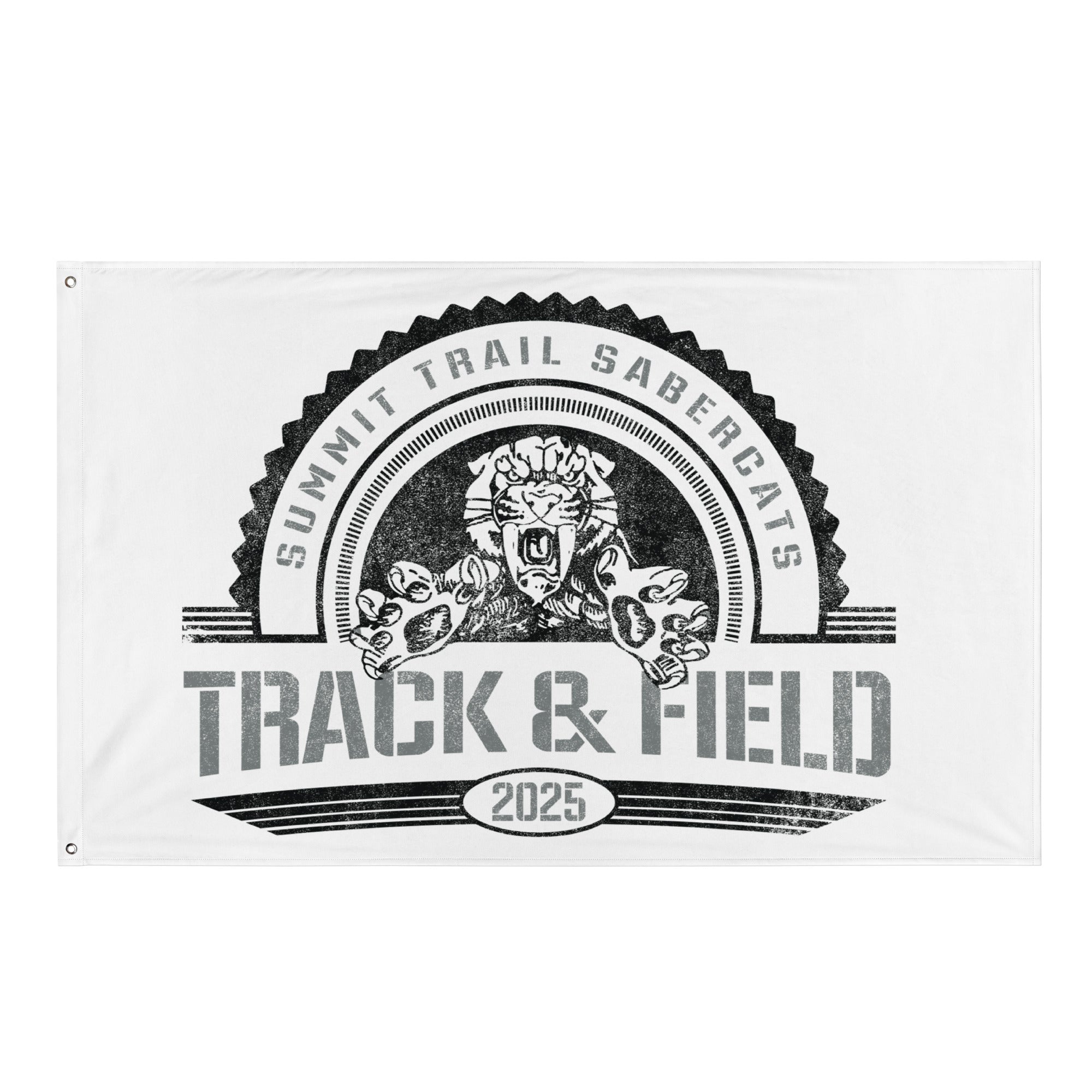 Summit Trail Middle School Track & Field All-Over Print Flag