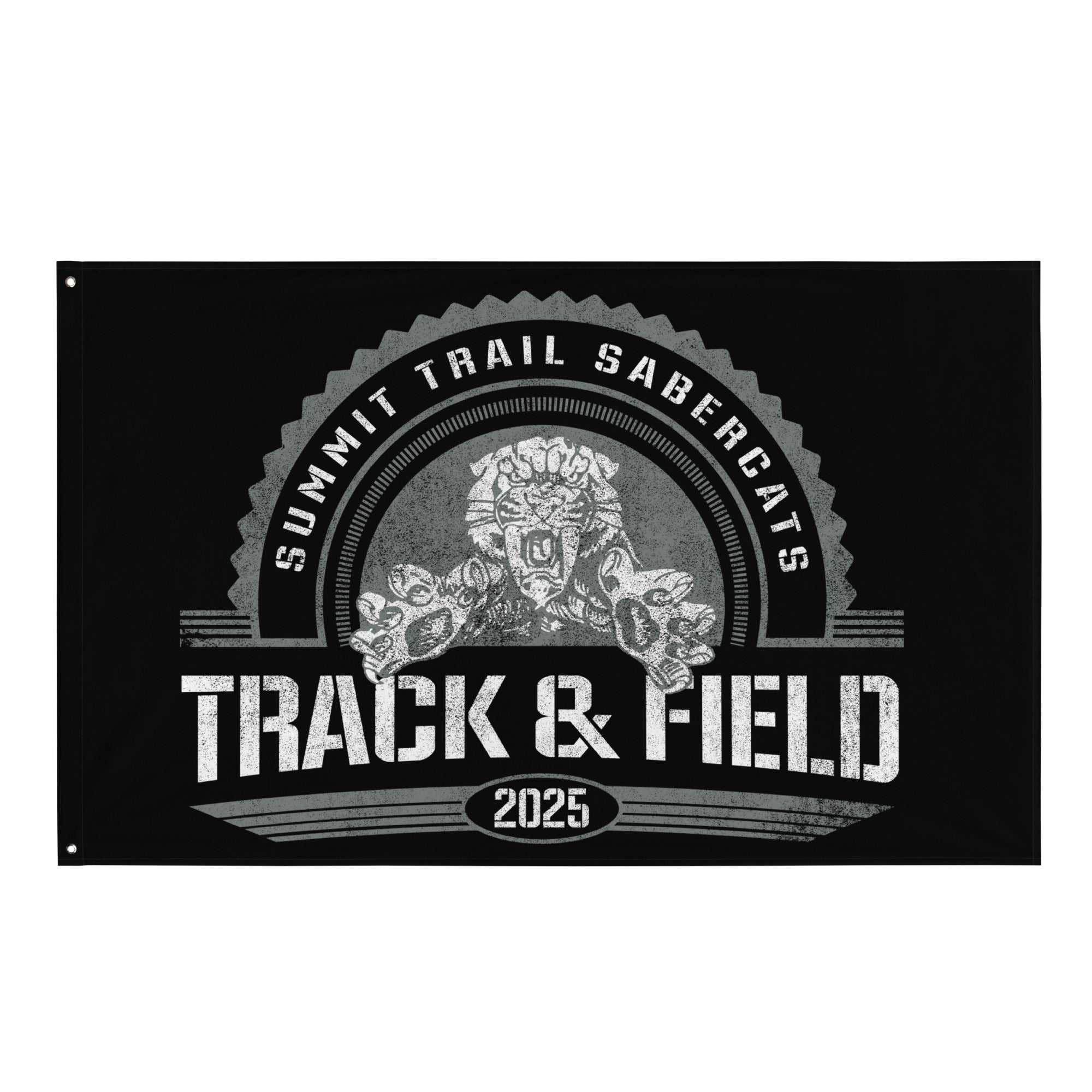 Summit Trail Middle School Track & Field All-Over Print Flag