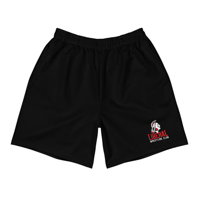 Liberal Wrestling Club All-Over Print Womens Athletic Short Shorts