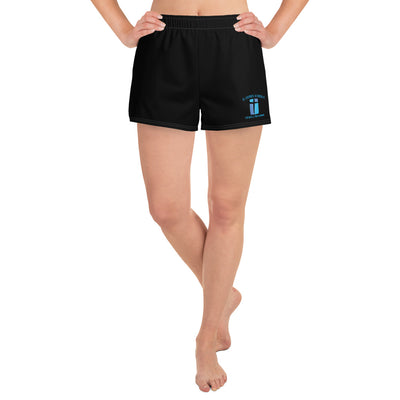 St. Stephen Lutheran Church Full Logo All-Over Print Womens Athletic Short Shorts