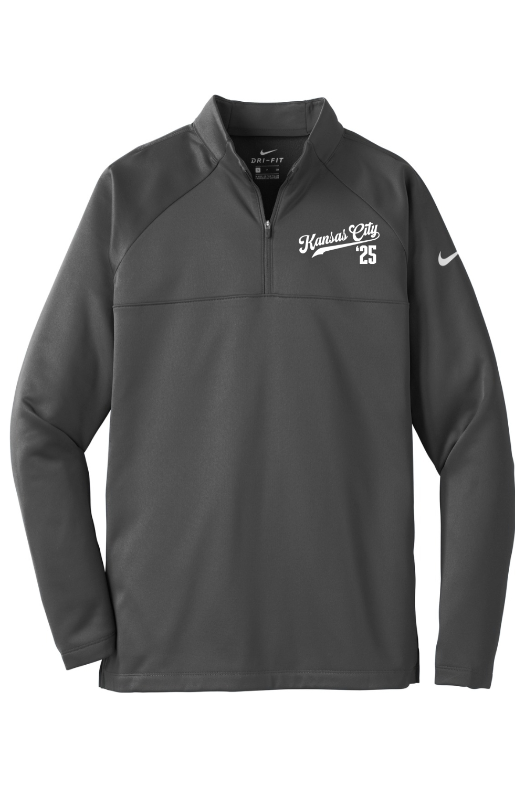 Kansas City Training Center Nike Therma-FIT 1/2-Zip Fleece. NKAH6254