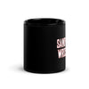 Sandy Creek Wrestling Black Glossy Mug