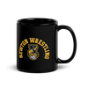 Newton High School Wrestling  Black Glossy Mug