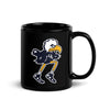 Olathe North Track & Field Mascot Black Glossy Mug