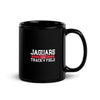 Blue Valley West Track & Field Black Glossy Mug