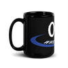 Olathe Northwest HS Wrestling Black Glossy Mug