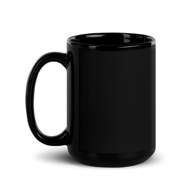 Turner Wrestling Club Black Glossy Mug