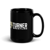 Turner Wrestling Club Black Glossy Mug