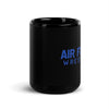 Air Force Wrestling Black Glossy Mug