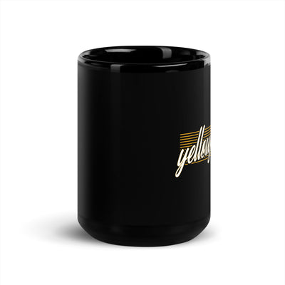 Fredonia Jr/Sr High School Yellowjackets Black Glossy Mug