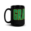 Grayslake Wrestling Club Black Glossy Mug