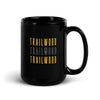 Trailwood Black Glossy Mug