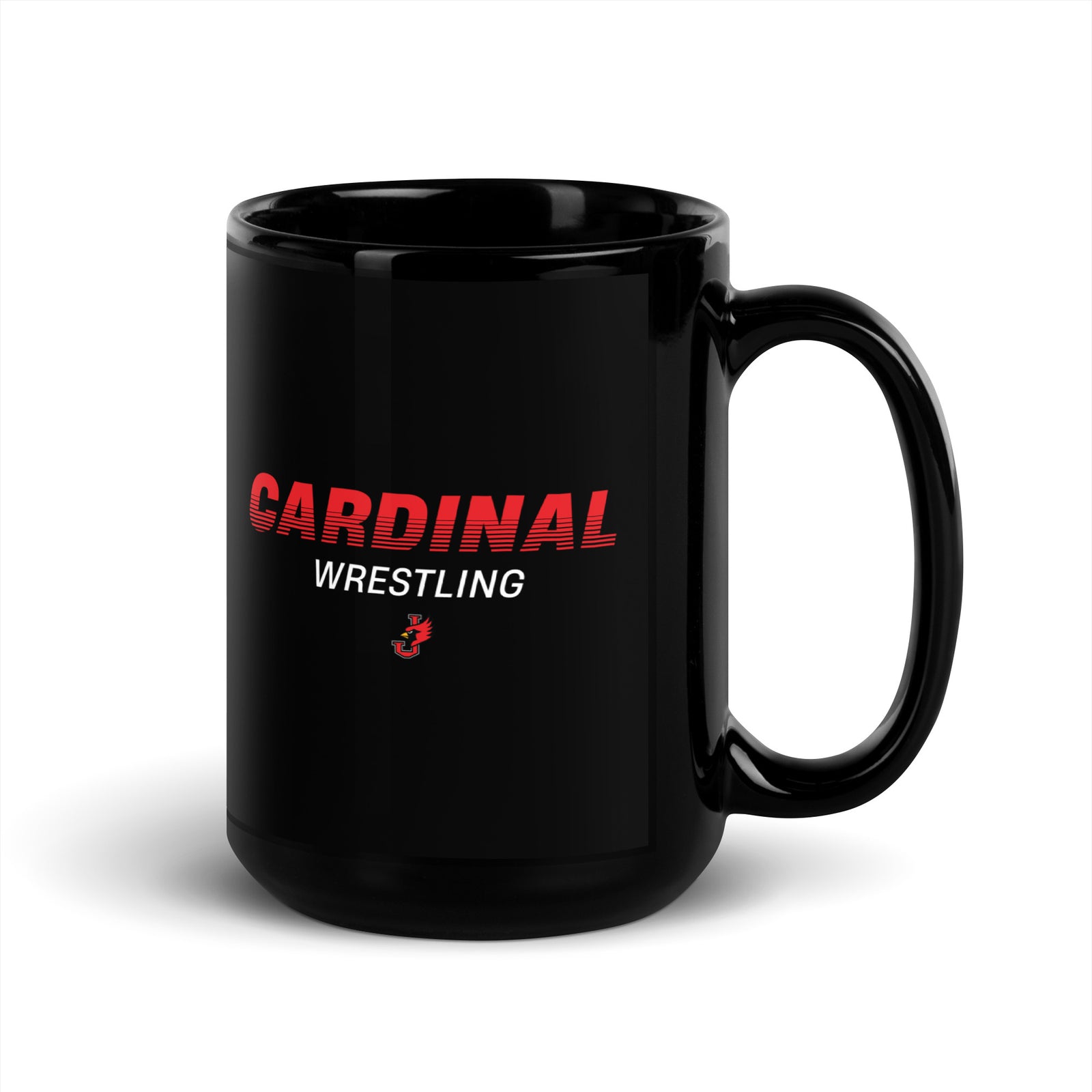 William Jewell Wrestling Black Glossy Mug