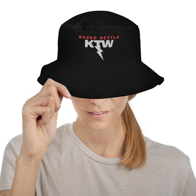 Kansas Thunderstruck Wrestling Never Settle Bucket Hat