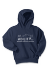 ABILITY KC Port & Company - Youth Core Fleece Pullover Hooded Sweatshirt. PC90YH