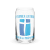 St. Stephen Lutheran Church Full Logo Can Shaped Glass