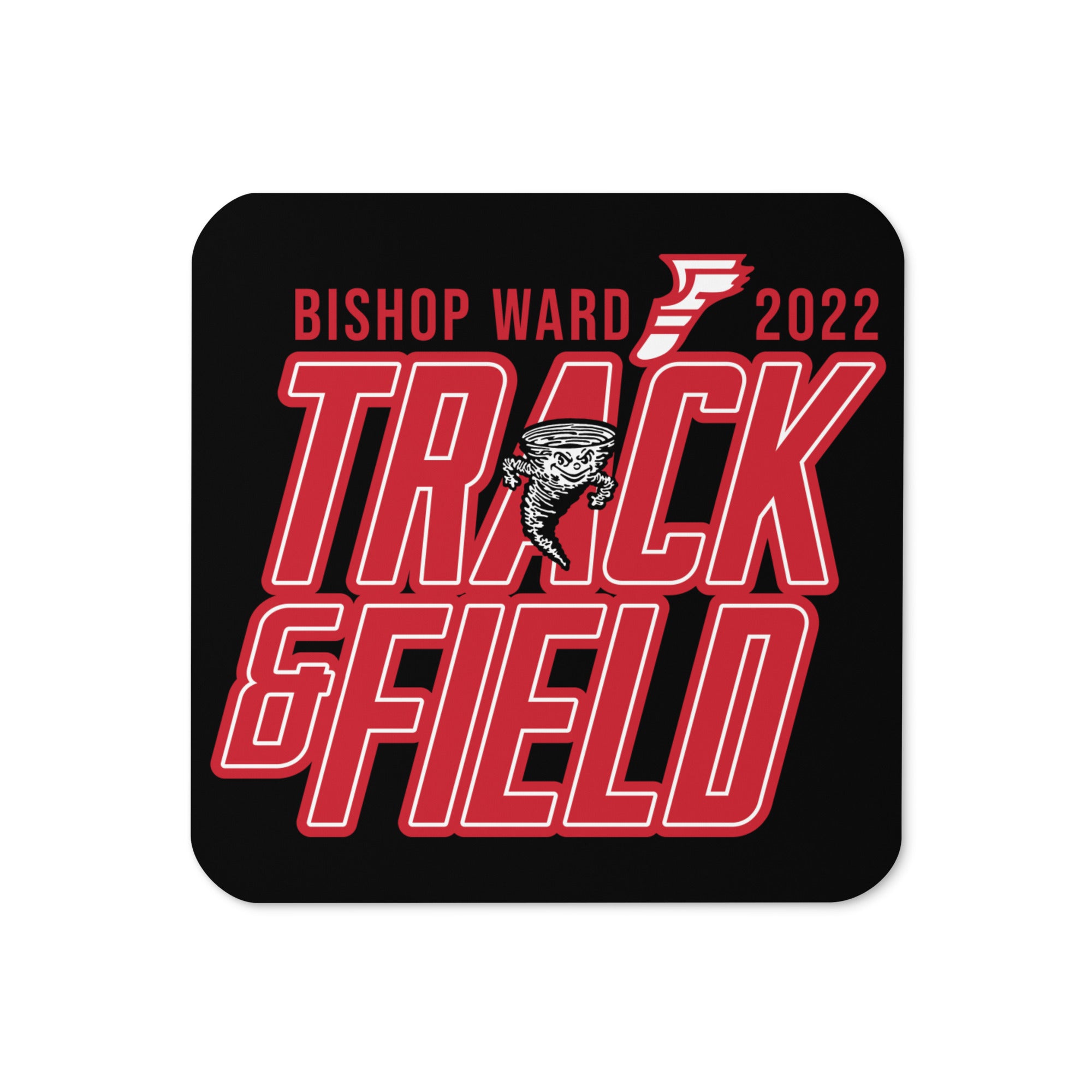 Bishop Ward Track & Field Cork Back Coaster