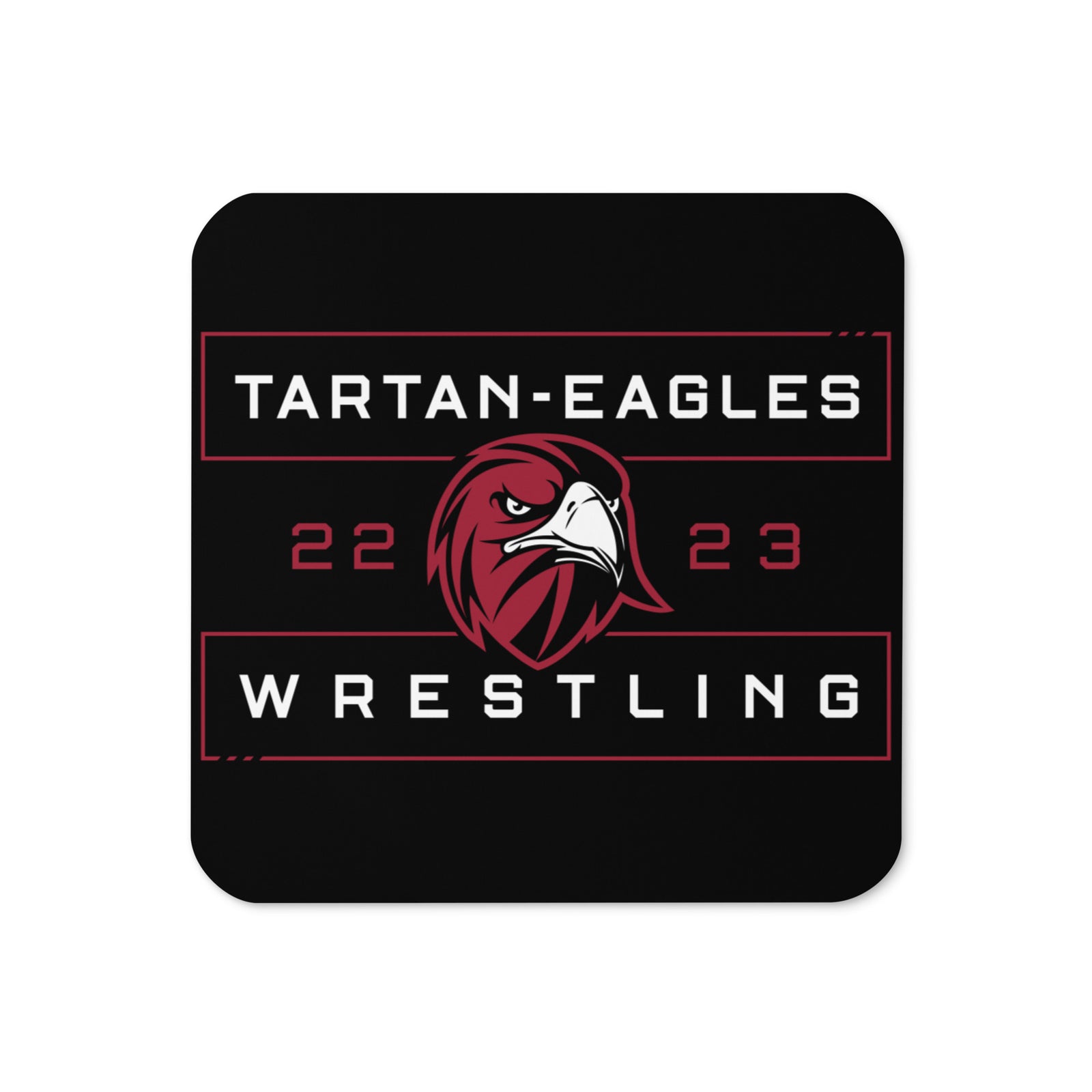 Scotia-Galway Wrestling Cork Back Coaster