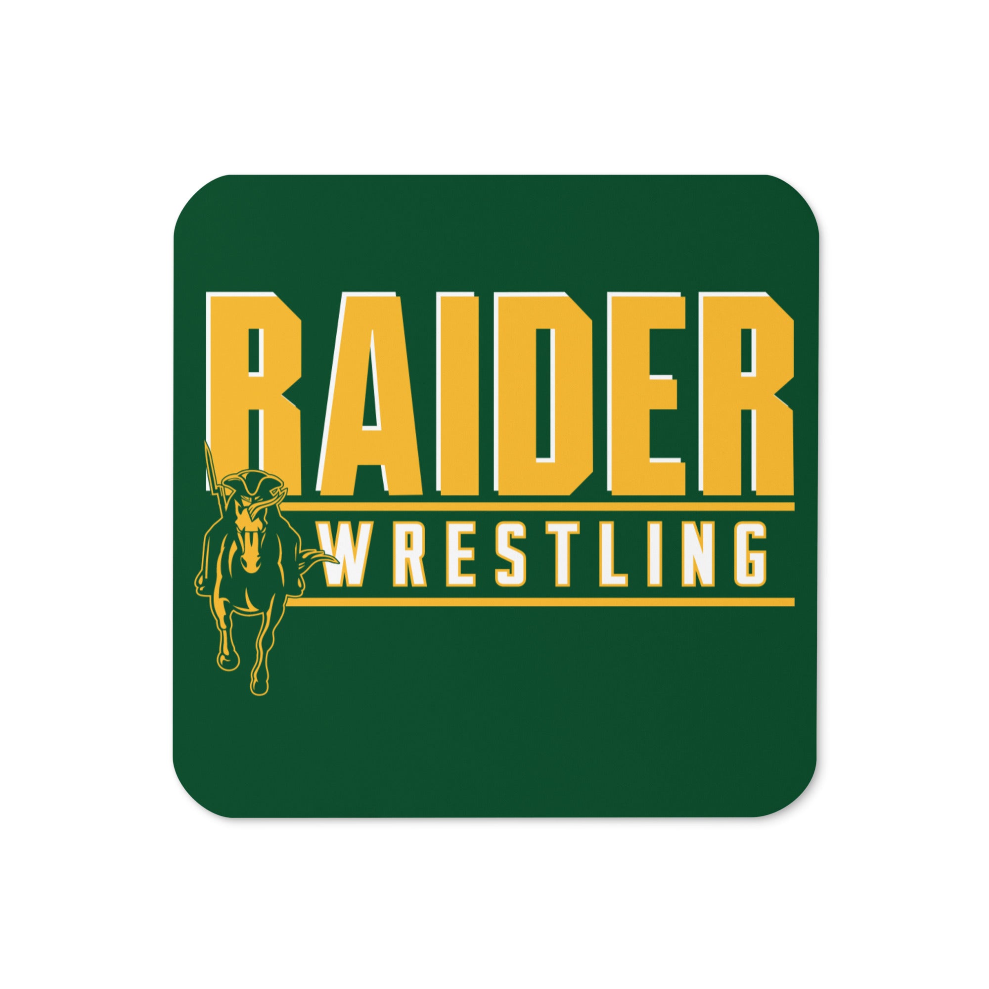 SMS Raider Wrestling Cork Back Coaster