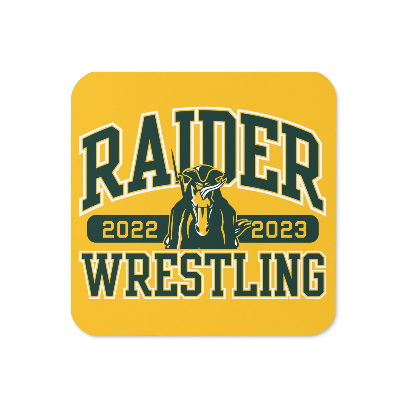Shawnee Mission South HS Wrestling Cork Back Coaster