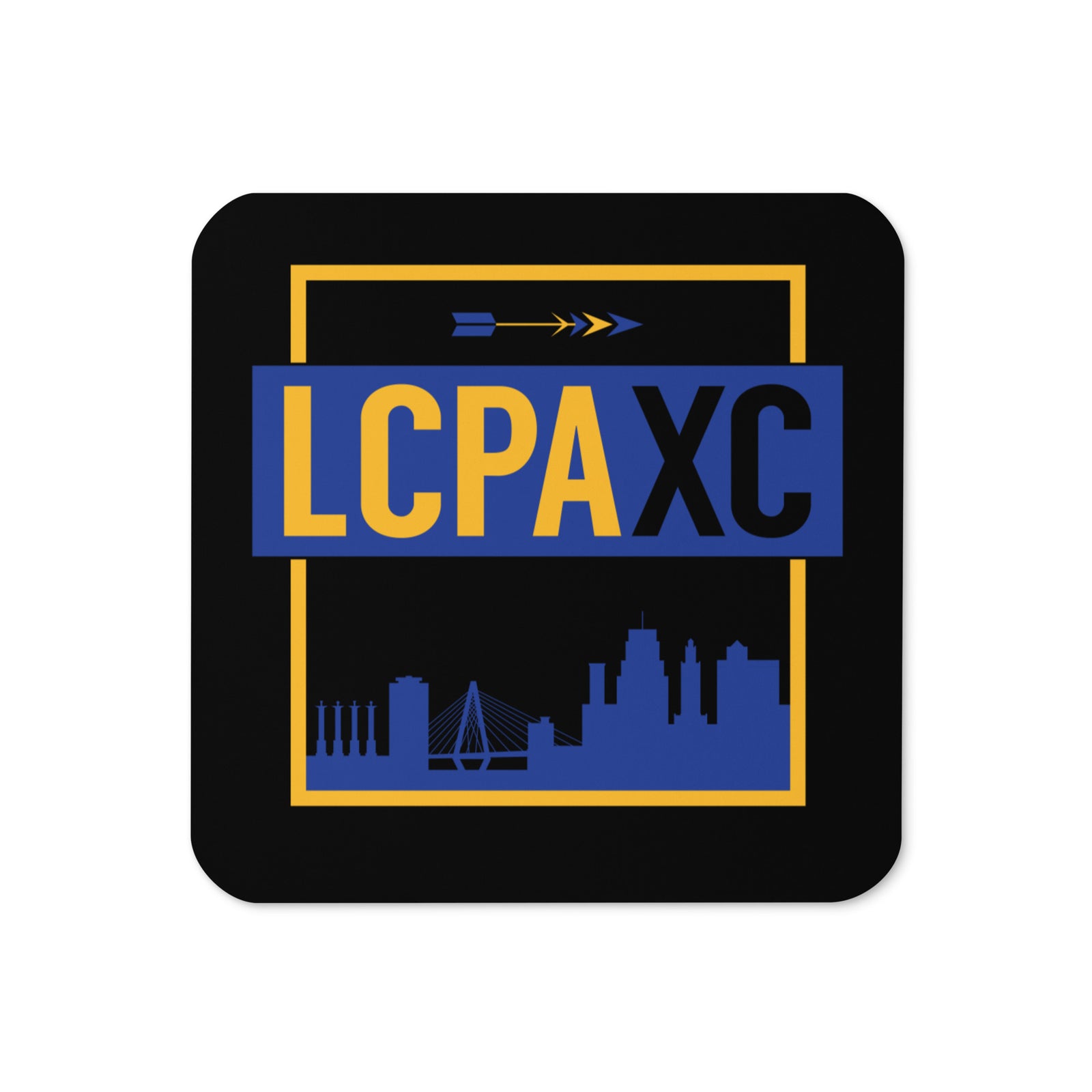 LCPA Cross Country Cork Back Coaster