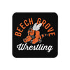 Beech Grove Wrestling Cork-back coaster