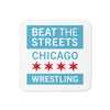 Beat the Streets Chicago Cork Back Coaster