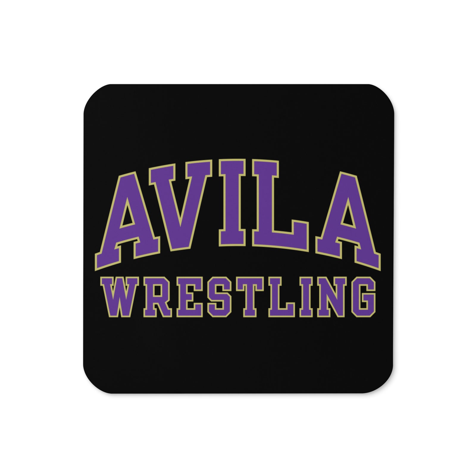 Avila Wrestling Cork Back Coaster