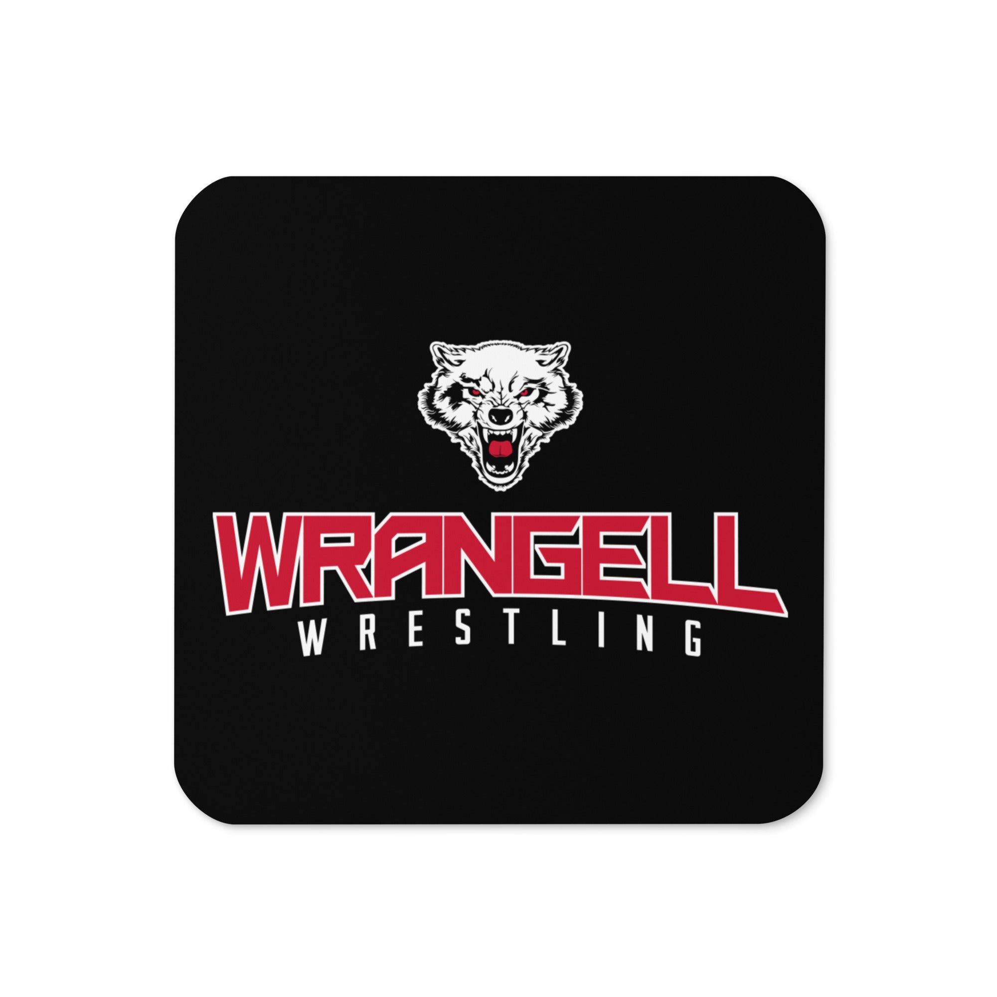 Wrangell Wrestling Cork Back Coaster