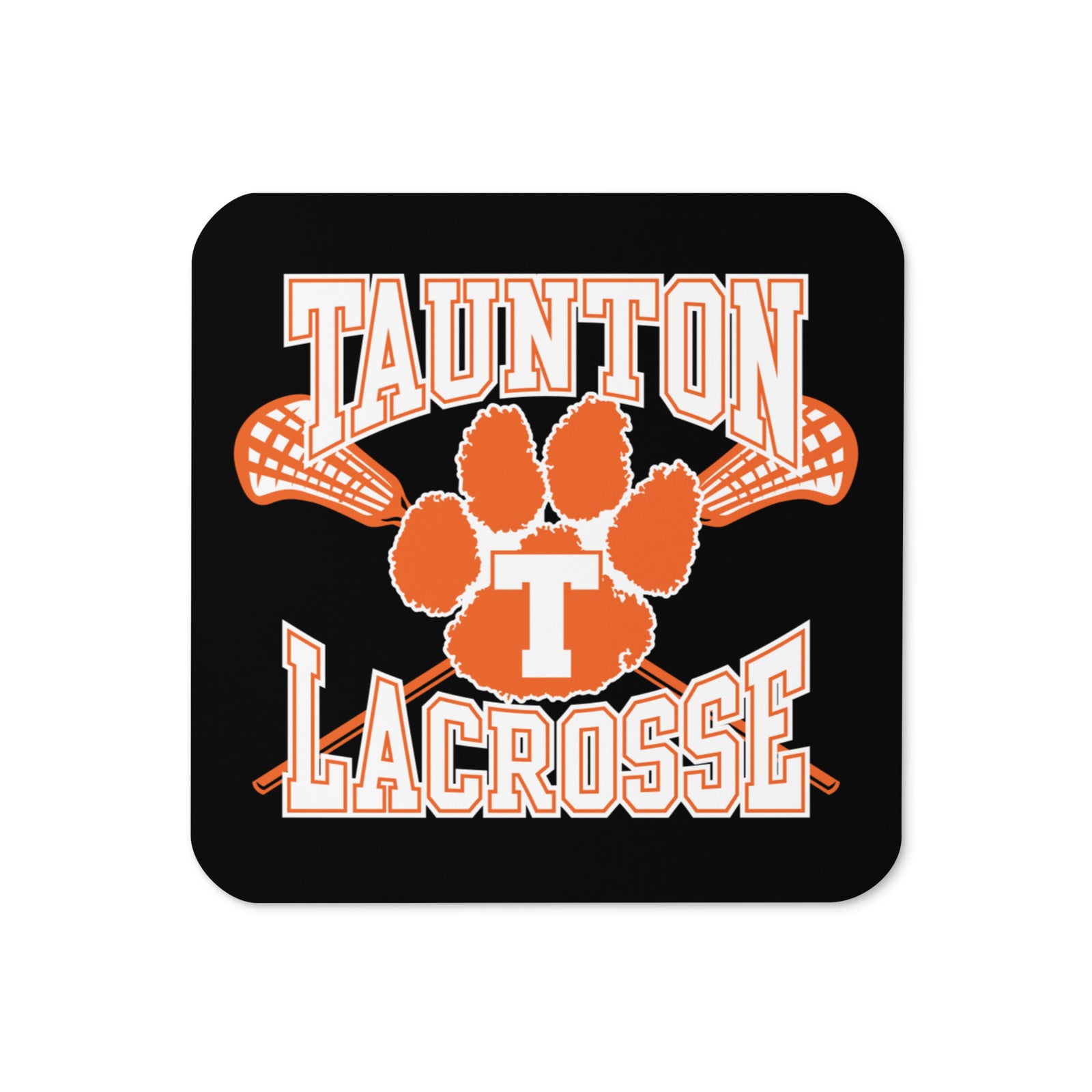 Taunton Lacrosse Cork Back Coaster