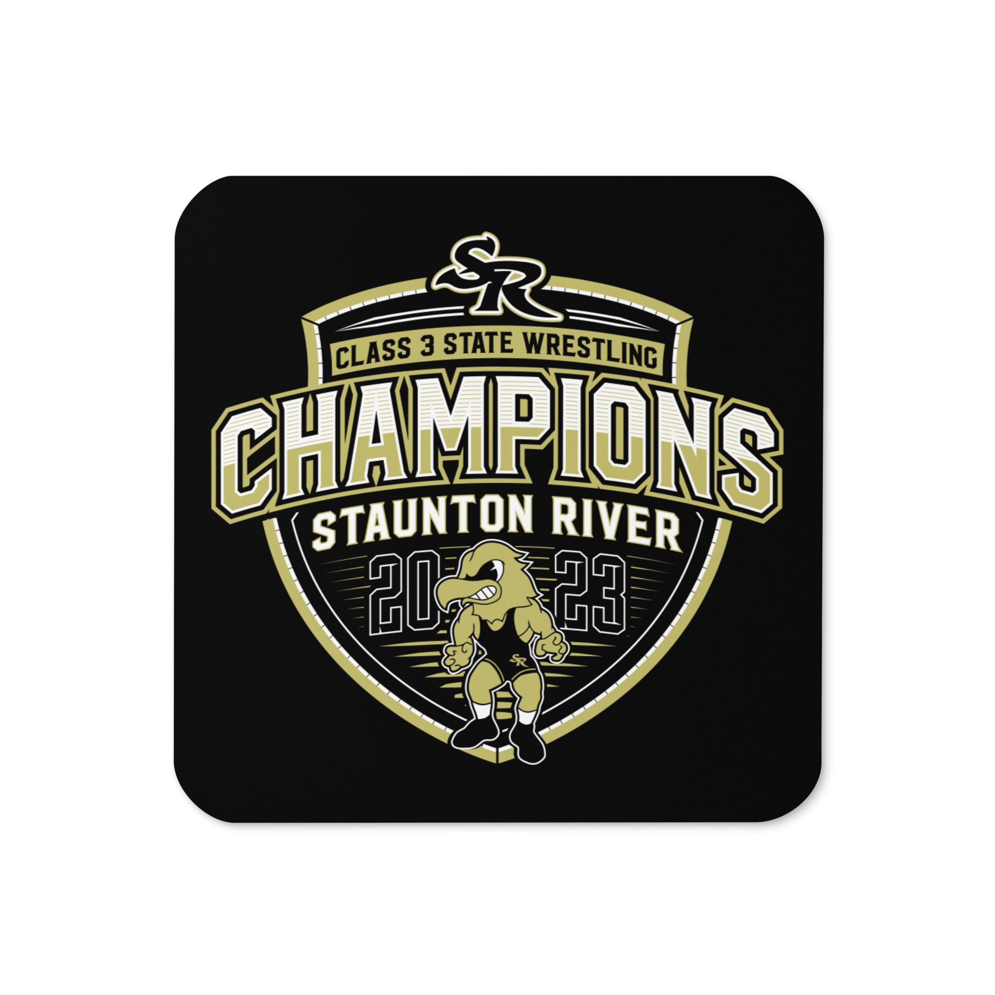 Staunton River State Champs Cork Back Coaster