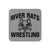 River Rats Wrestling Cork Back Coaster