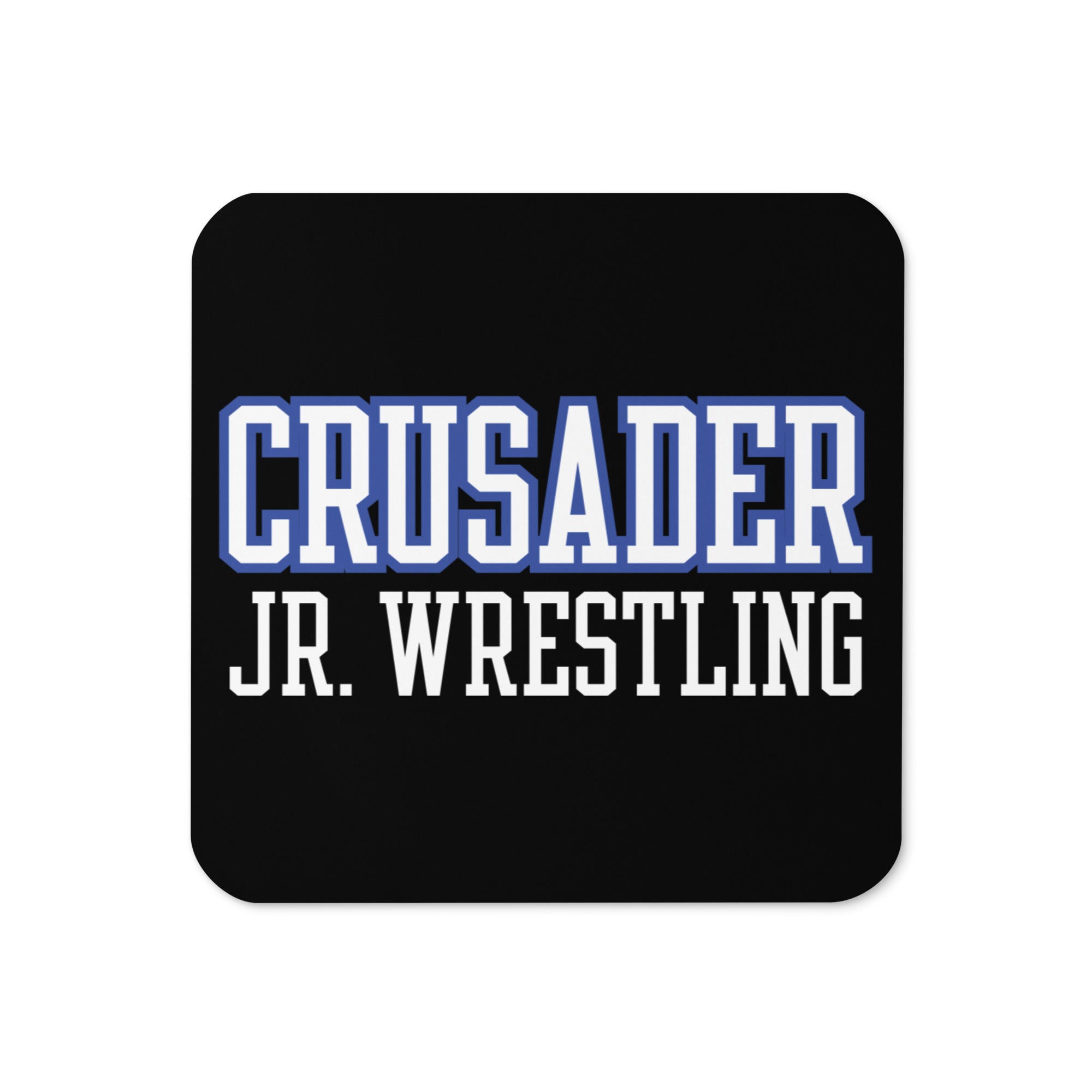 Crusader Jr. Wrestling Cork Back Coaster