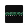 De Soto Kids Wrestling Black Cork Back Coaster