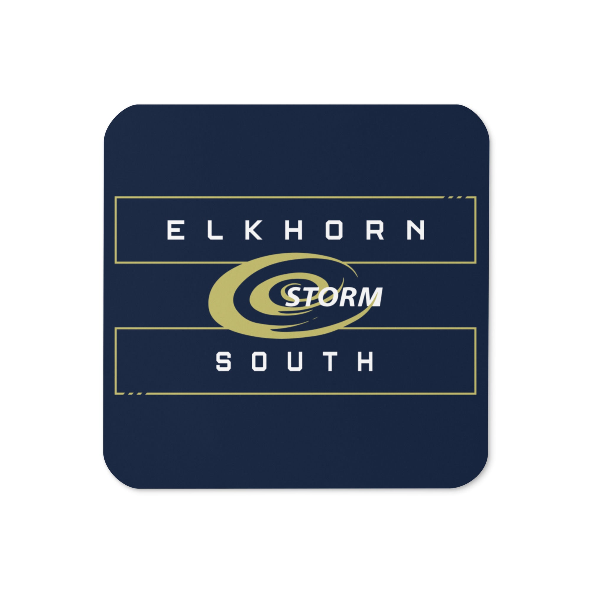 Elkhorn South Storm Cork Back Coaster