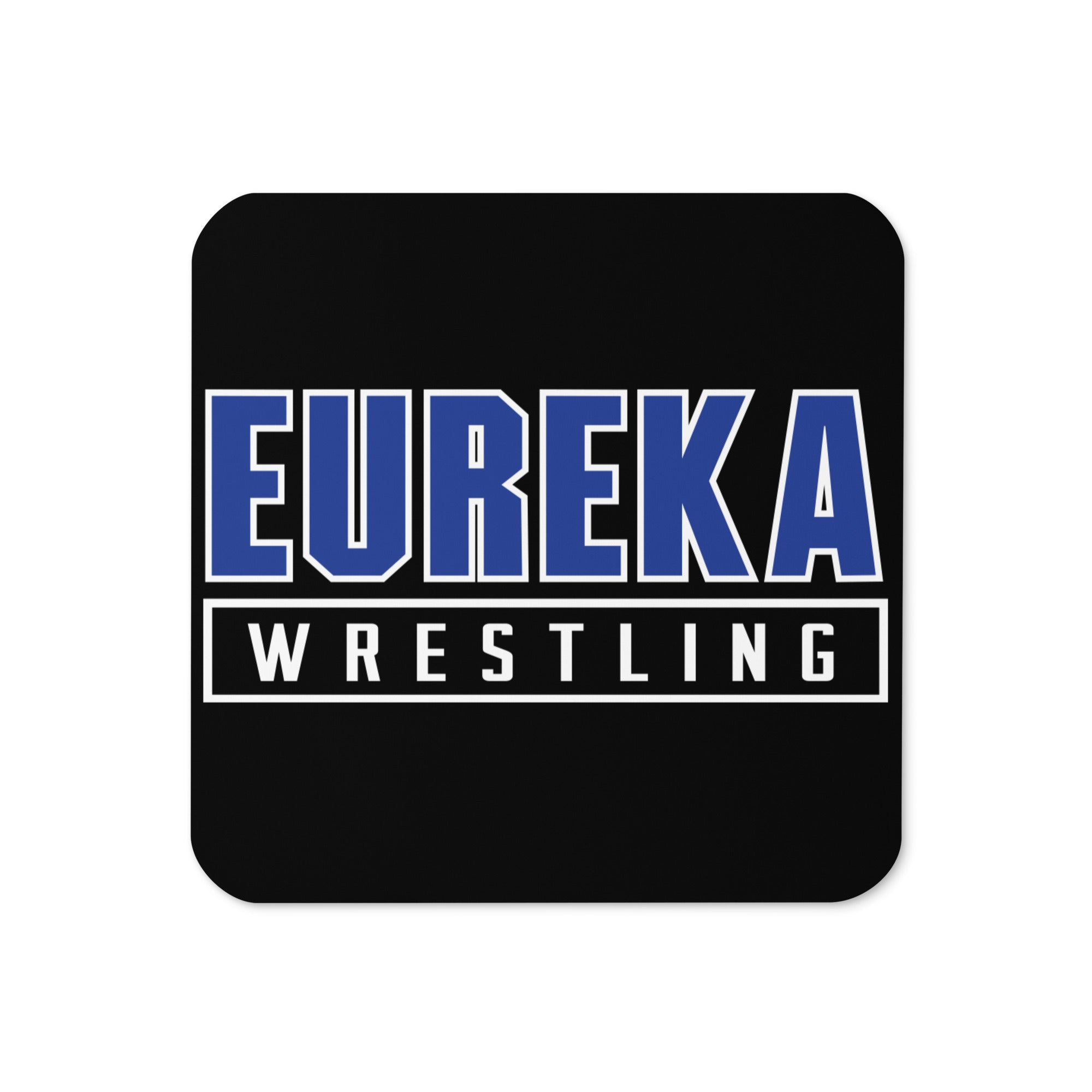 Eureka Wrestling Cork Back Coaster