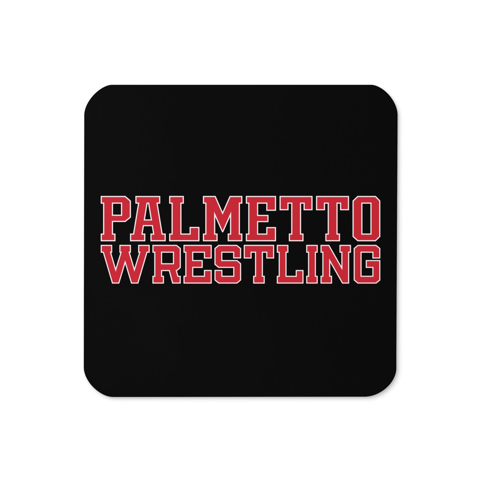 Palmetto Wrestling Cork Back Coaster