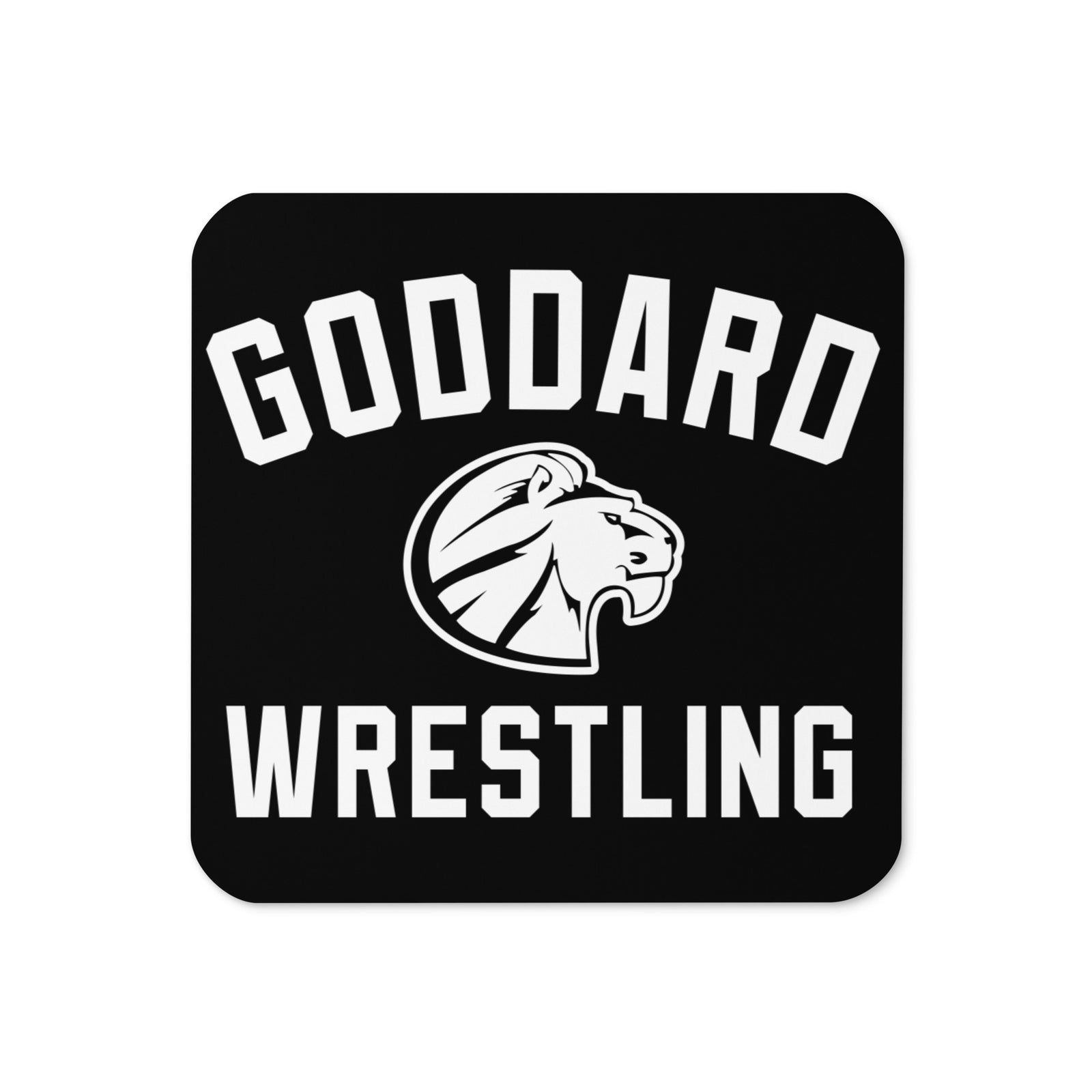 Goddard HS Wrestling Cork Back Coaster