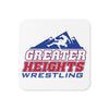 Greater Heights Wrestling Cork Back Coaster