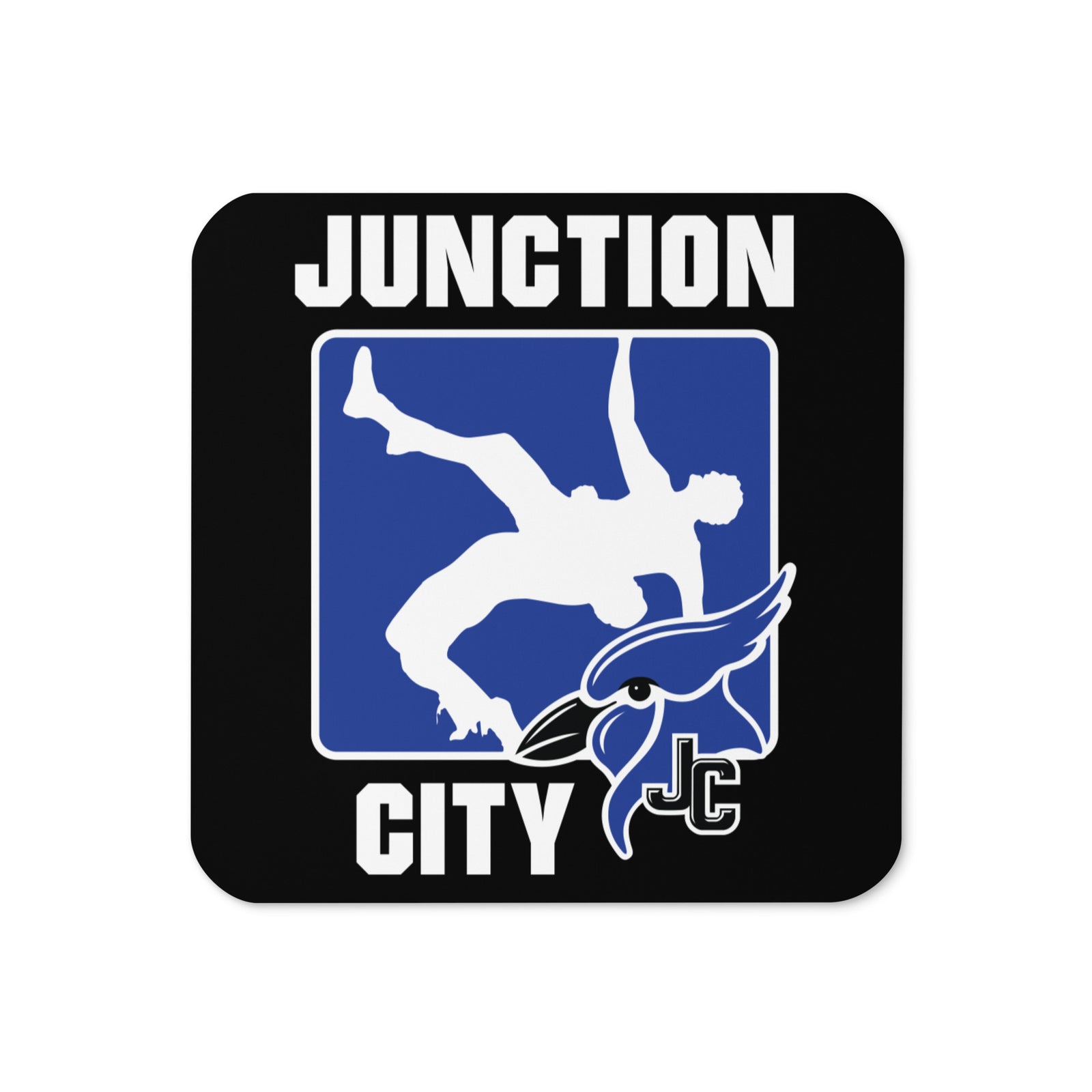 Junction City Wrestling Cork Back Coaster