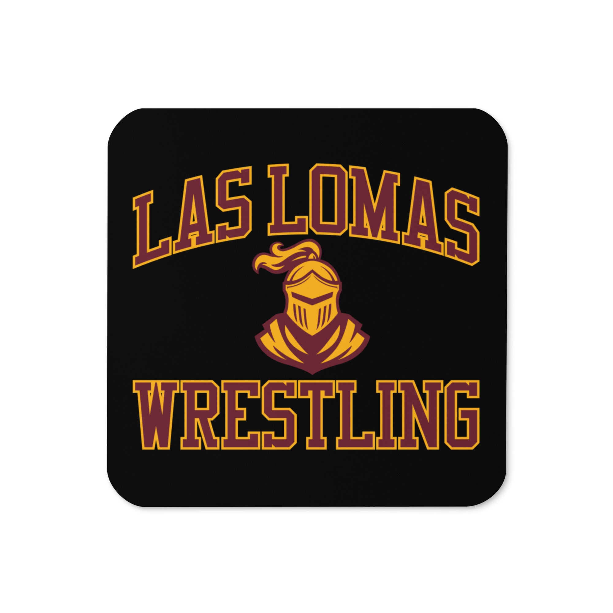 Las Lomas Wrestling Cork Back Coaster